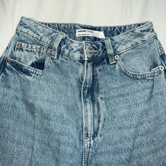 Garage Denim Wide Leg Jeans - Picture 2 of 4